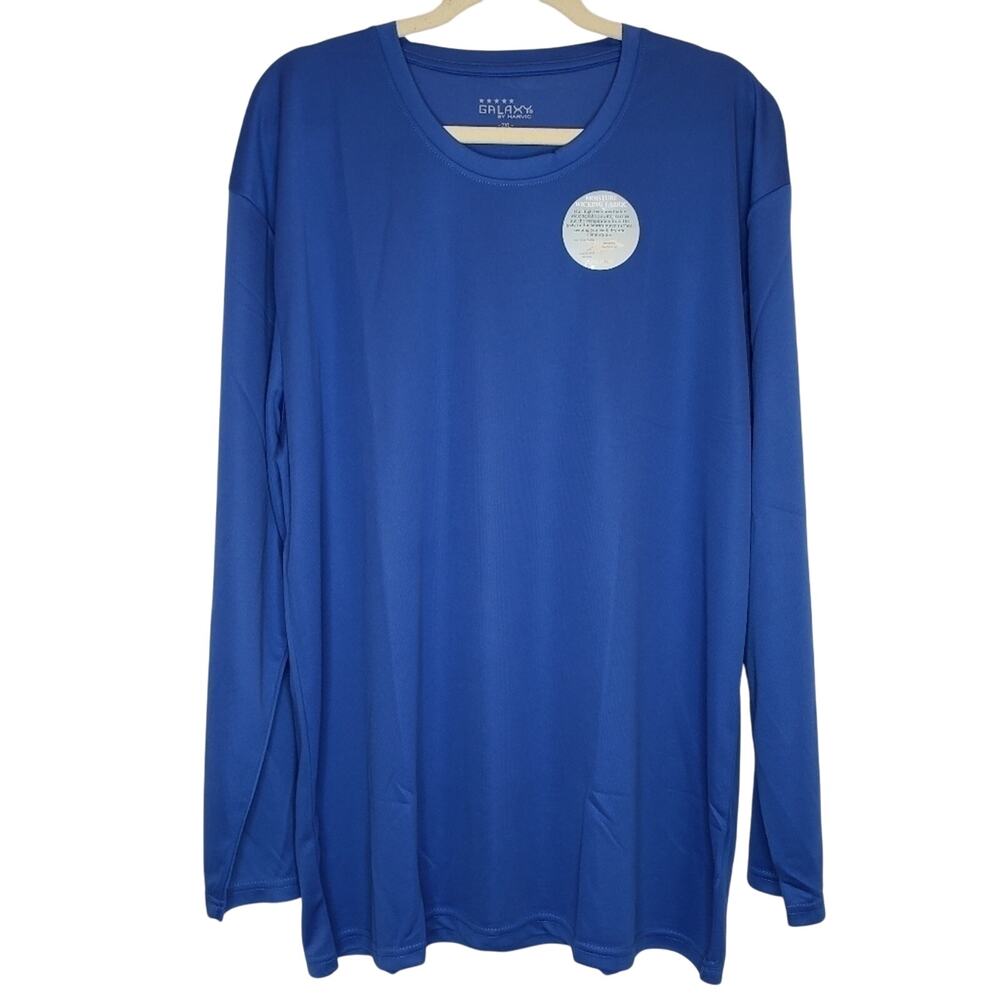 Galaxy Moisture-Wicking Wrinkle Free Performance Long Sleeve Top 2XL NEW - Picture 5 of 7